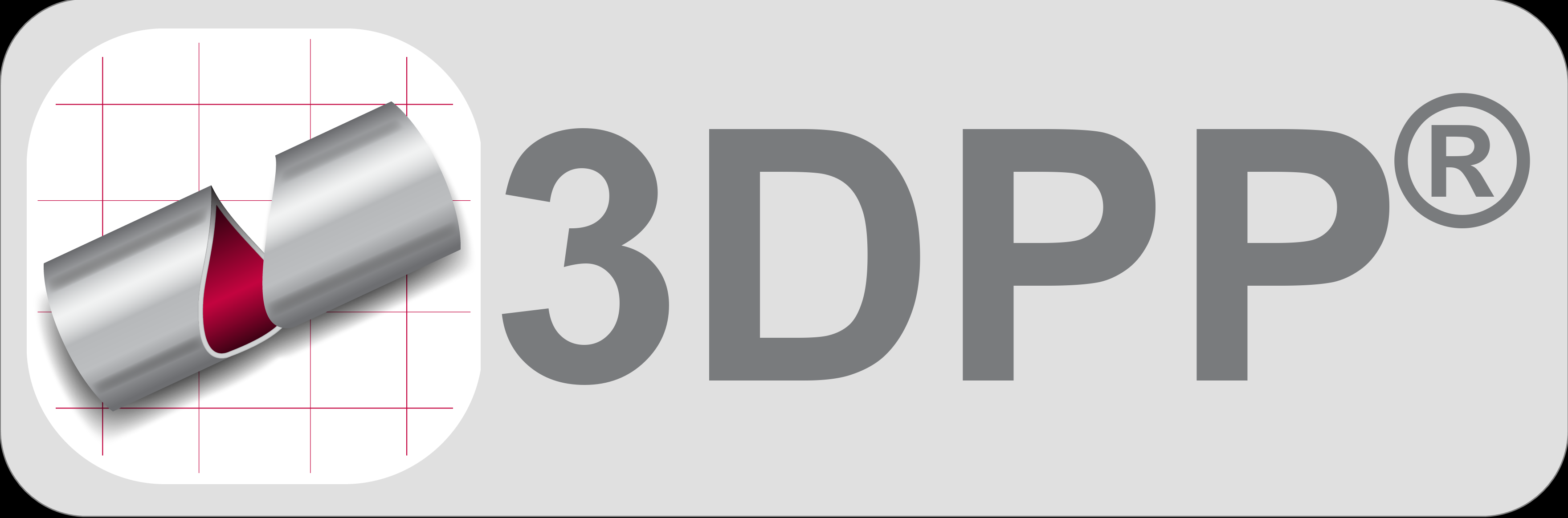3DPP Logo with transparent edges